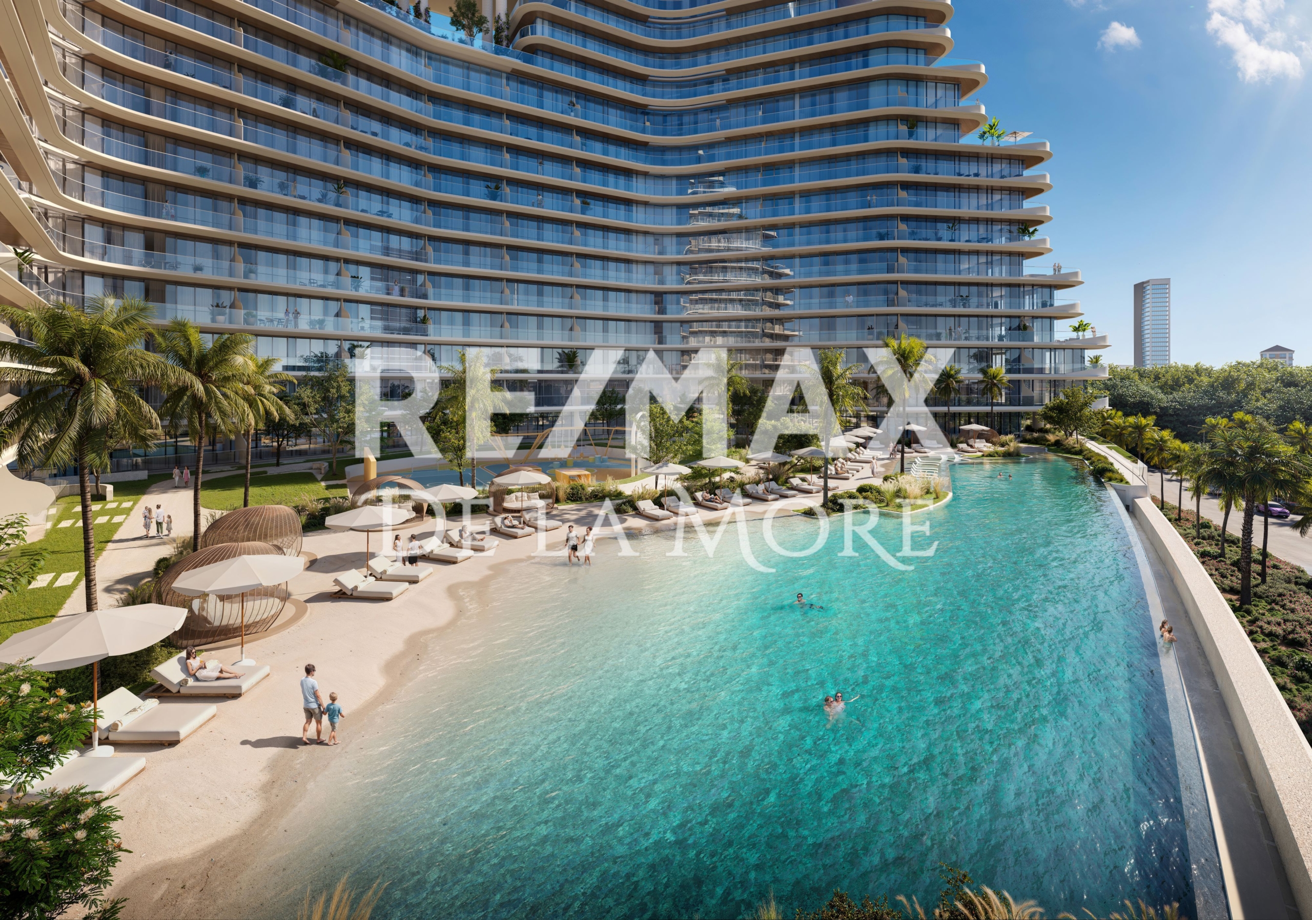 7,000 Sqft Beach Edge Pool