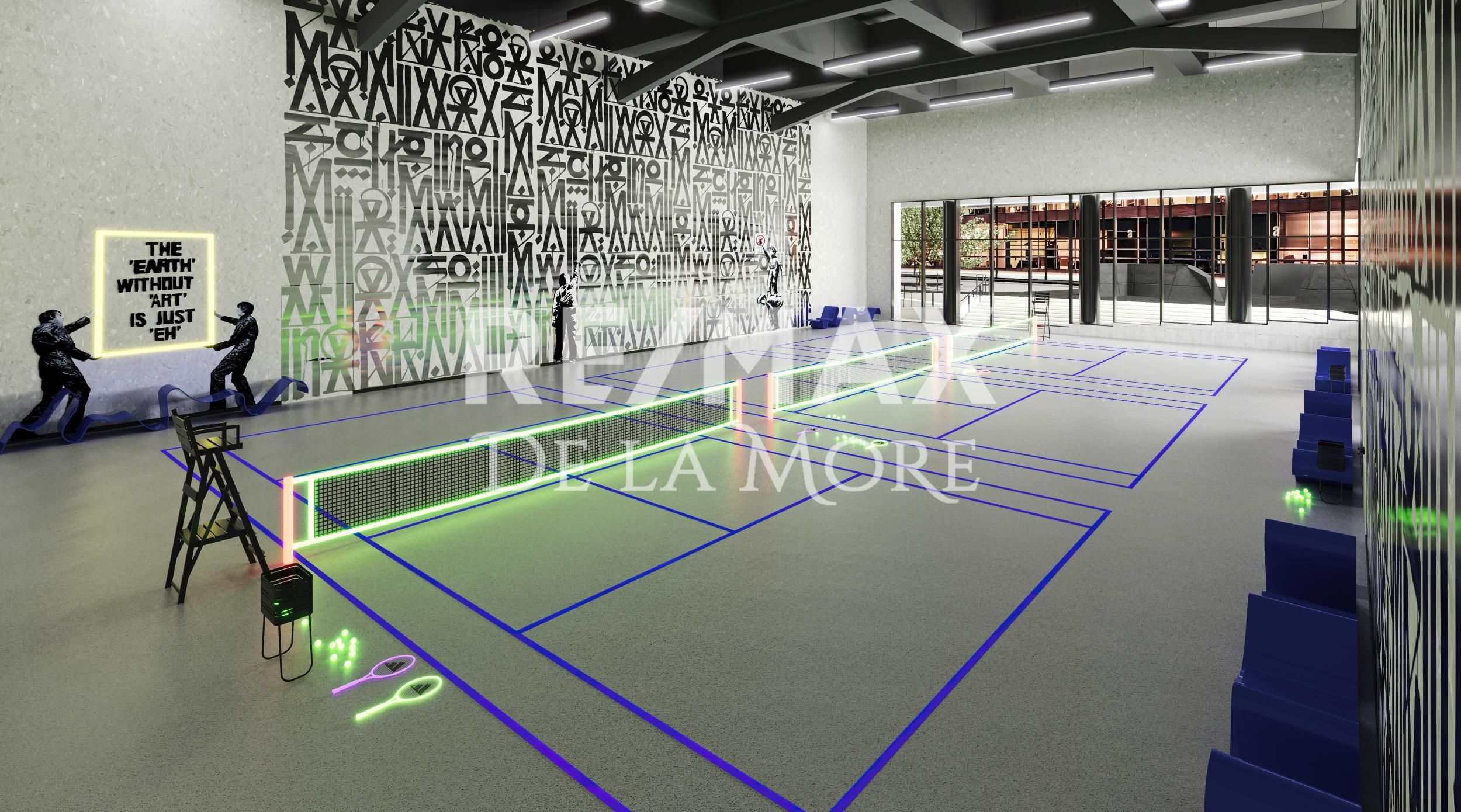 Mercer House_Multisports Hall – Tennis