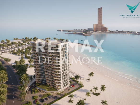 Beach Vista - Apartments for sale on Al Marjan Island, Ras Al Khaimah, United Arab Emirates with a view of the Wynn Casino, first casion in the middle east.